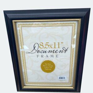 8.5x11" Black & Gold Document Frame Uniek Inc.